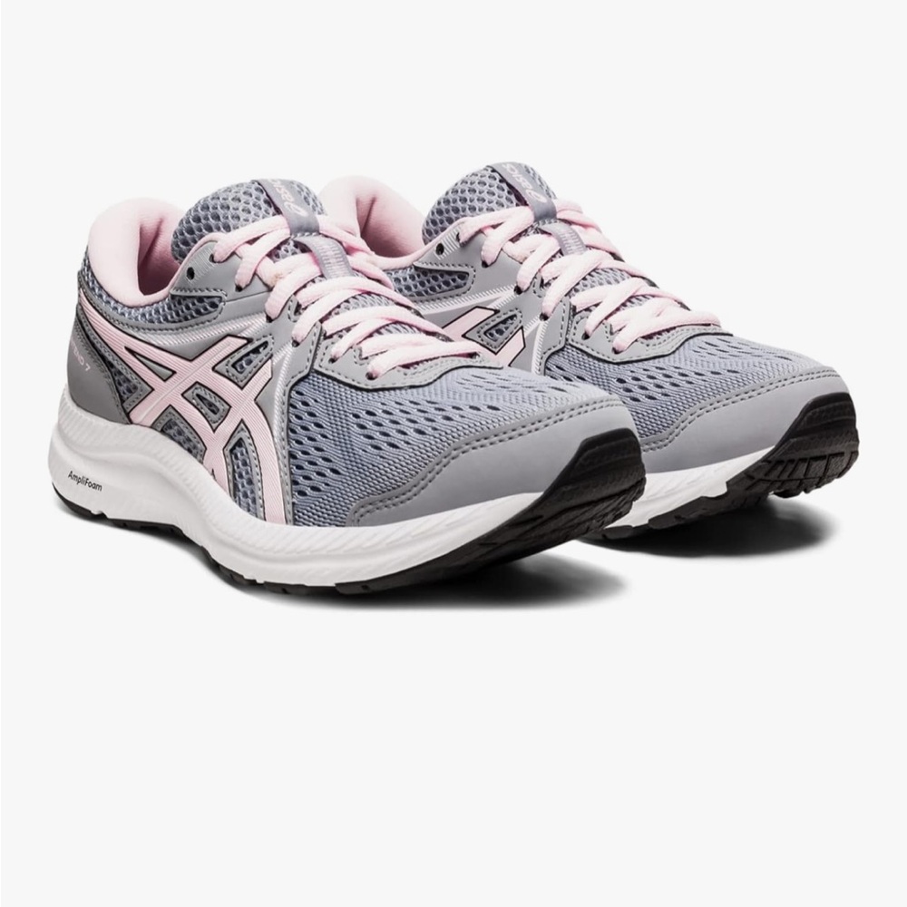 Asics Women's Athletic Shoes - Gray and Pink